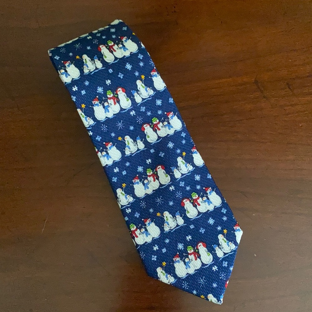 Talbot’s Snowman tie NWT